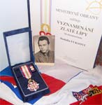Rudolf Fuksa byl ocenn VYZNAMENNM ZLAT LPY ministryn obrany esk republiky in memoriam.